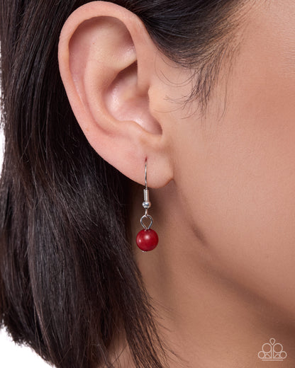 Calmly Coastal - red - Paparazzi necklace