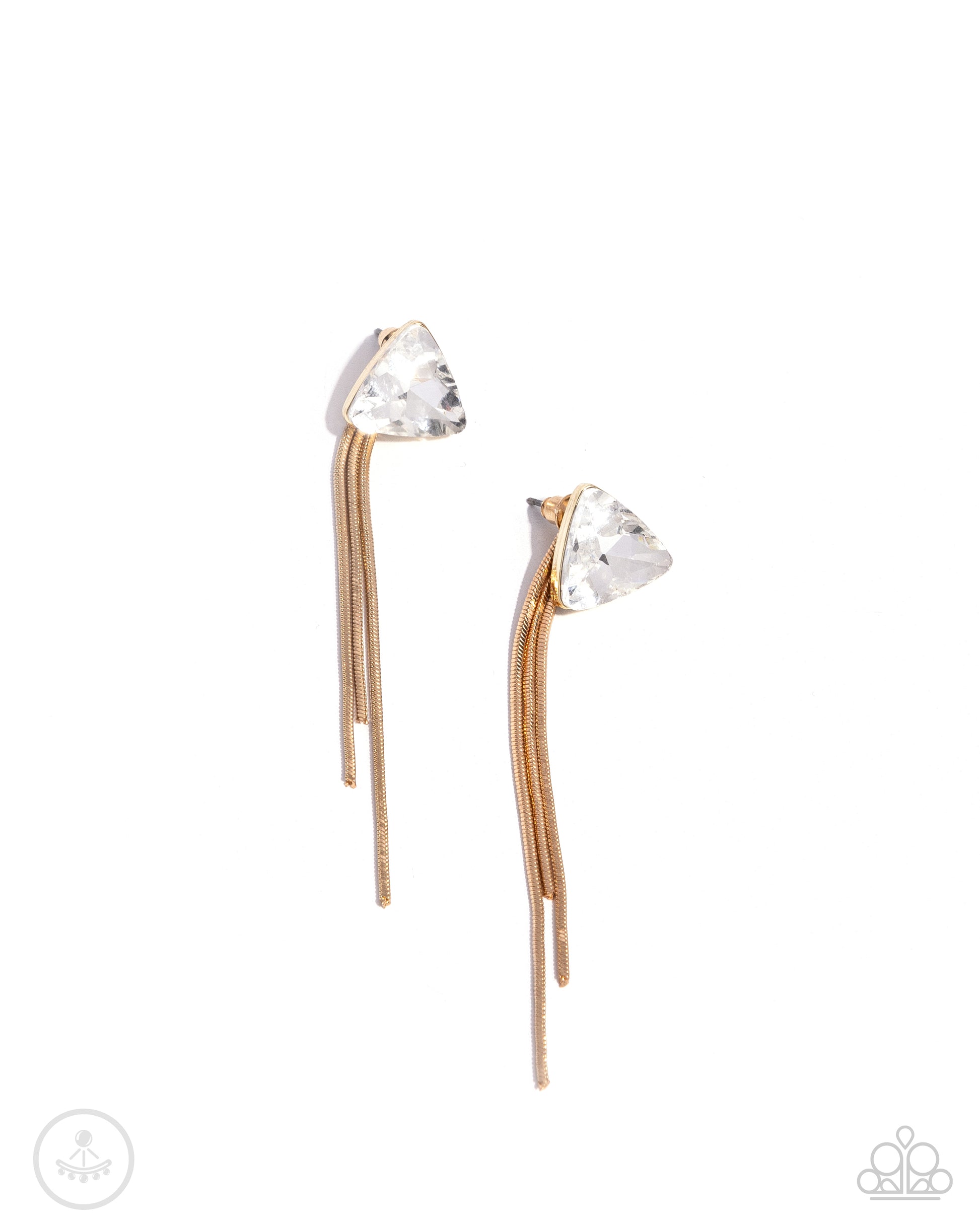 Candescent Class - gold - Paparazzi earrings