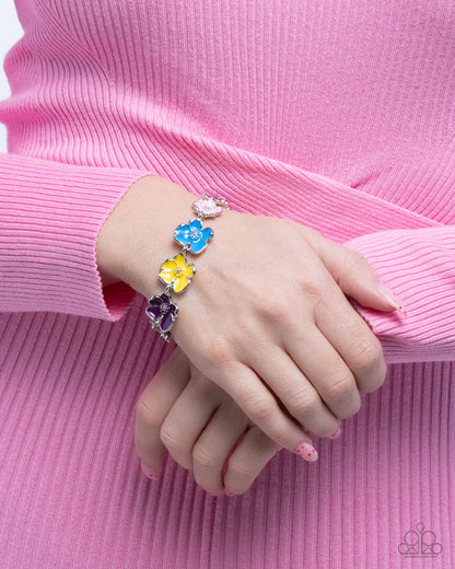 Candid Color - purple - Paparazzi bracelet