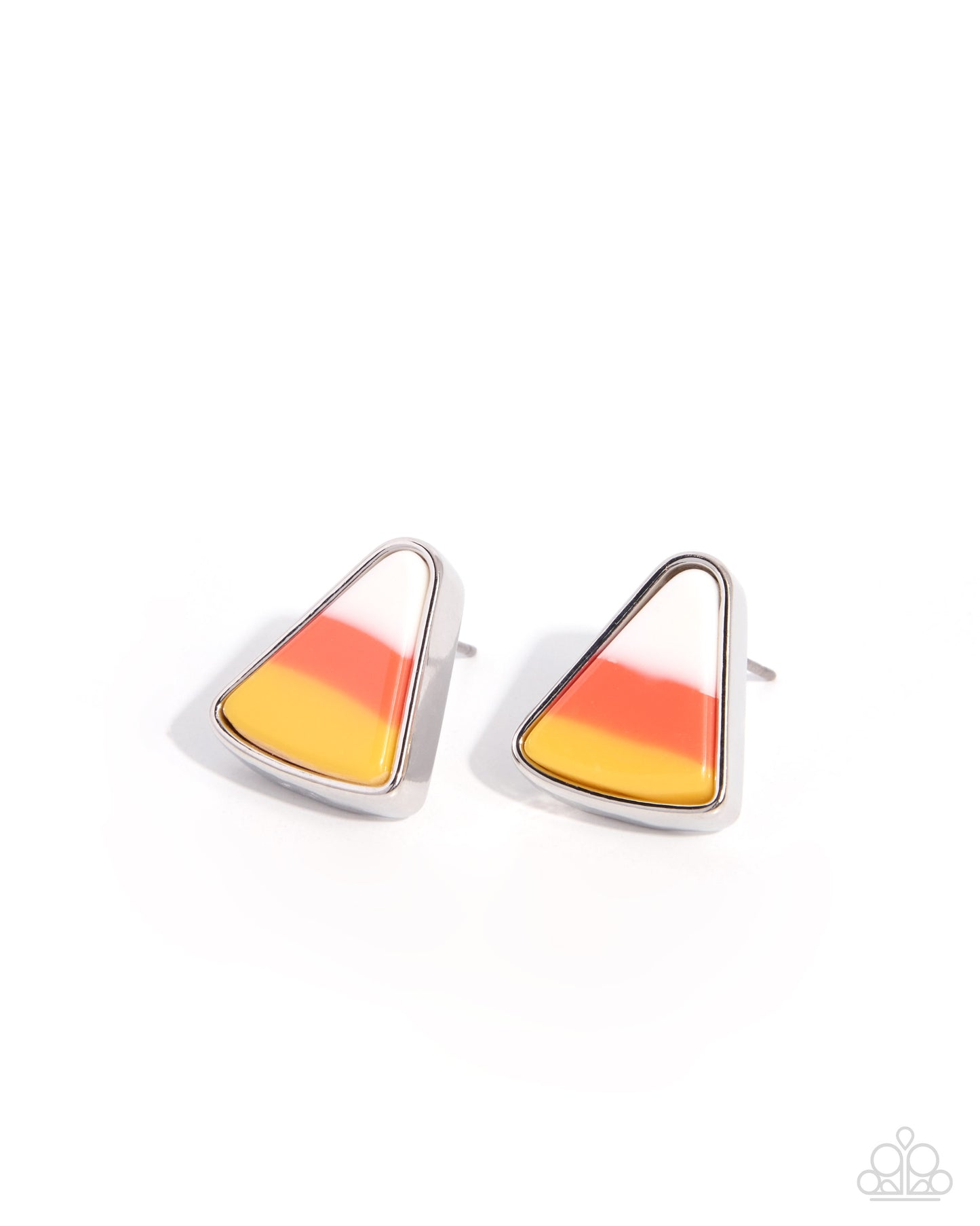 Candy Corn Craze - orange - Paparazzi earrings