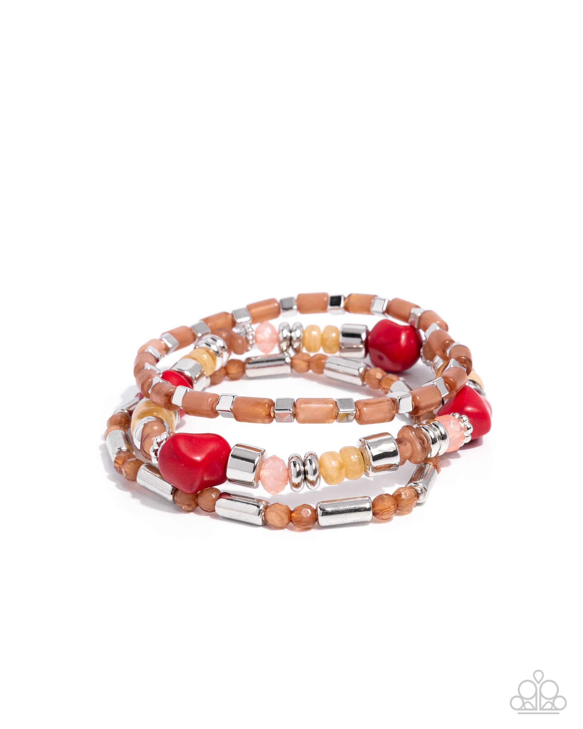 Canyon Caution - red - Paparazzi bracelet