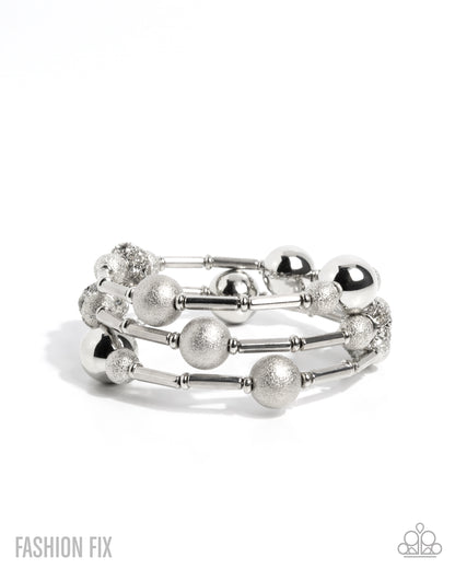 Capable Conviction - white - Paparazzi bracelet