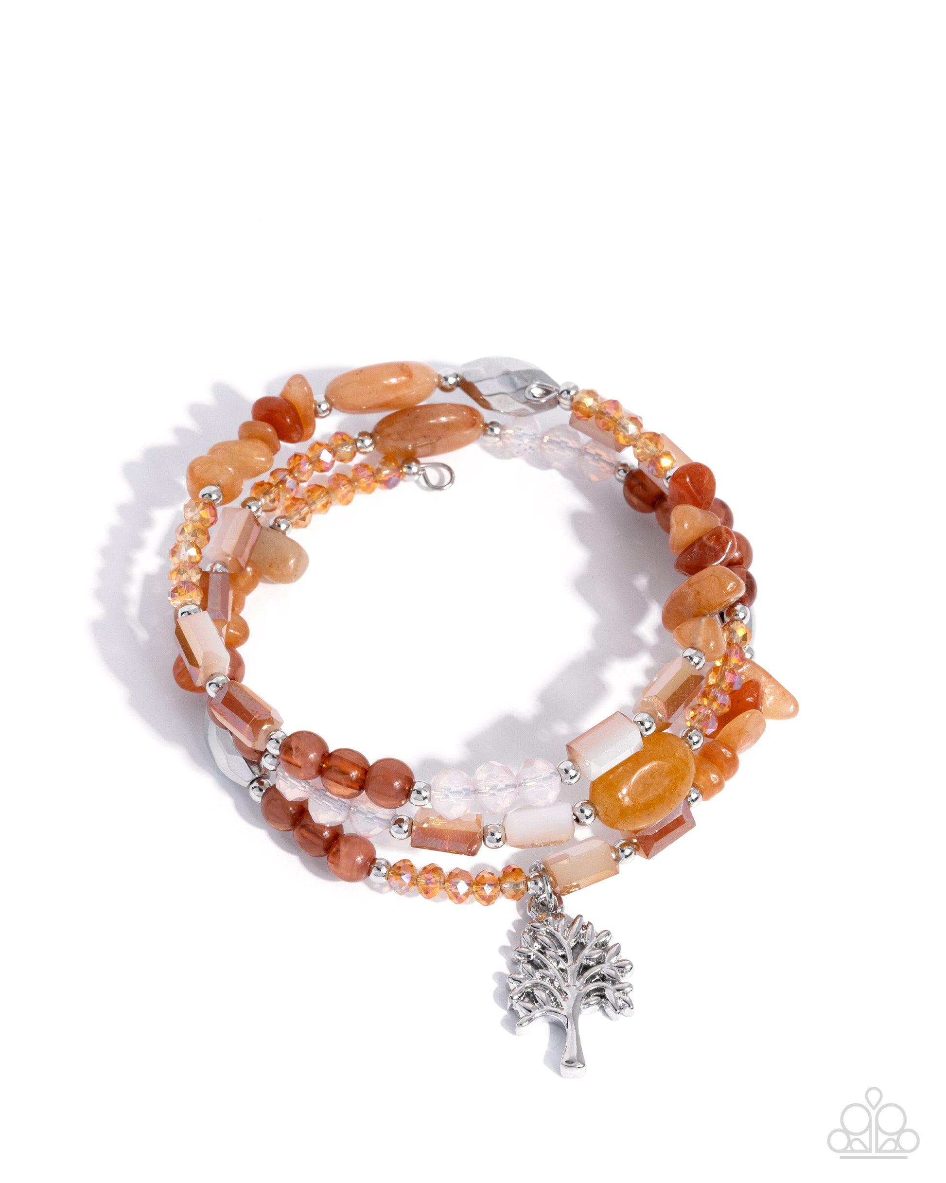 Capricious Collision - orange - Paparazzi bracelet