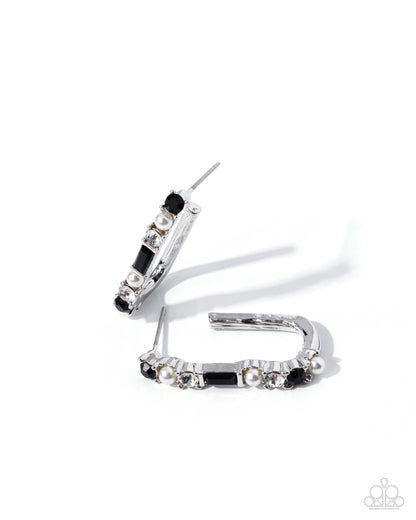 Captivating Collection - black - Paparazzi earrings