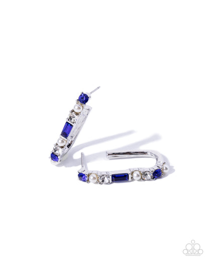 Captivating Collection - blue - Paparazzi earrings
