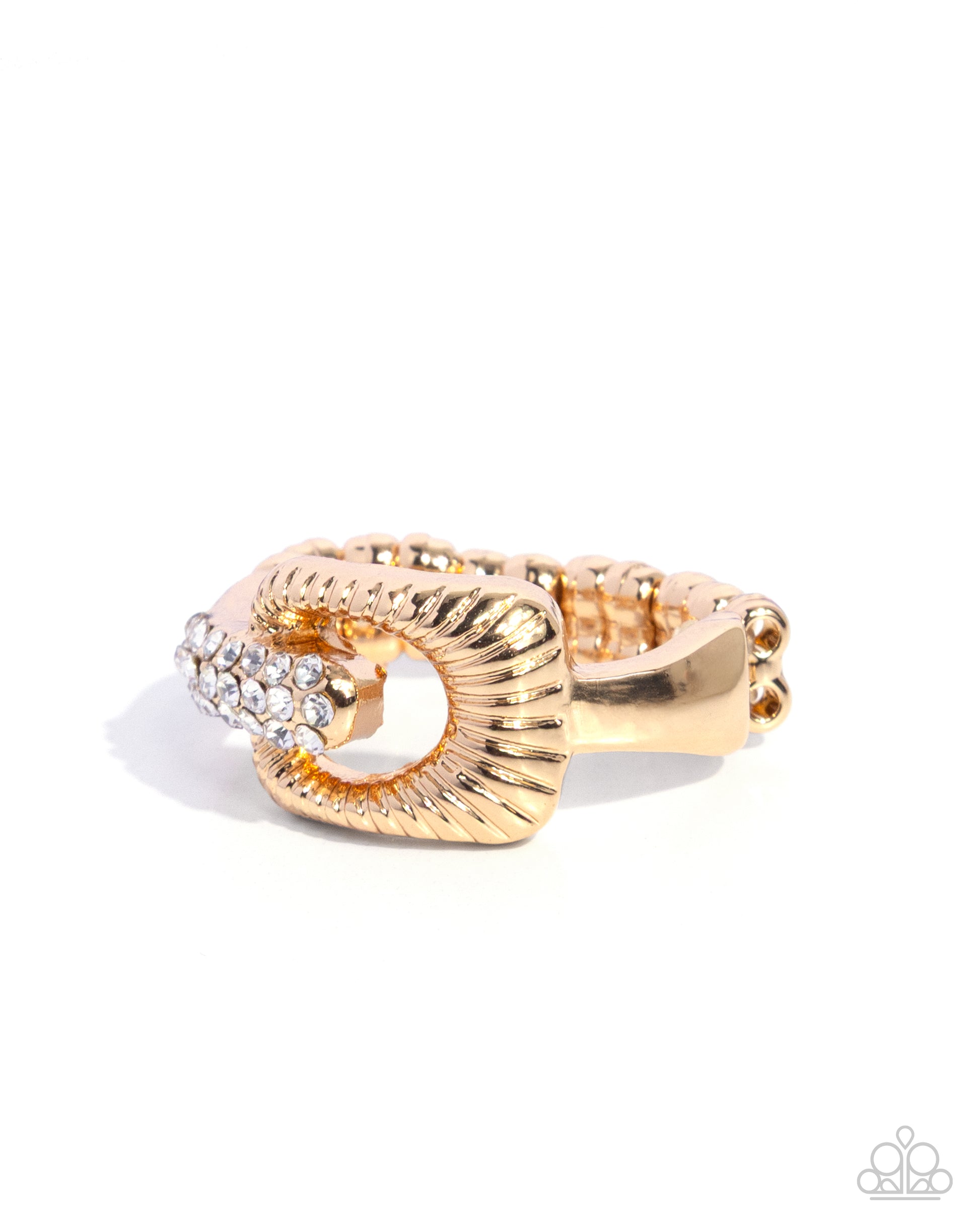 Captivating Confidence - gold - Paparazzi ring