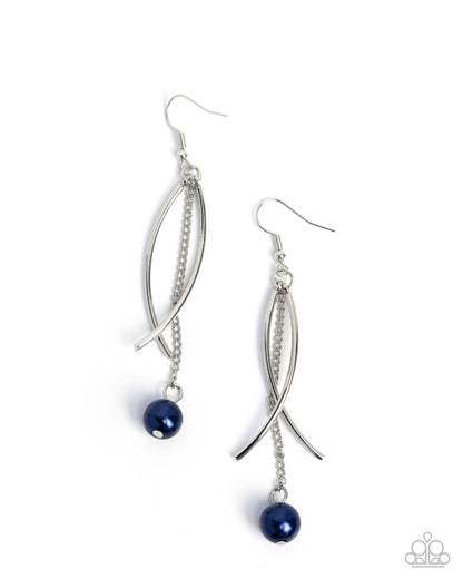 Captivating Curves blue Paparazzi earrings – JewelryBlingThing