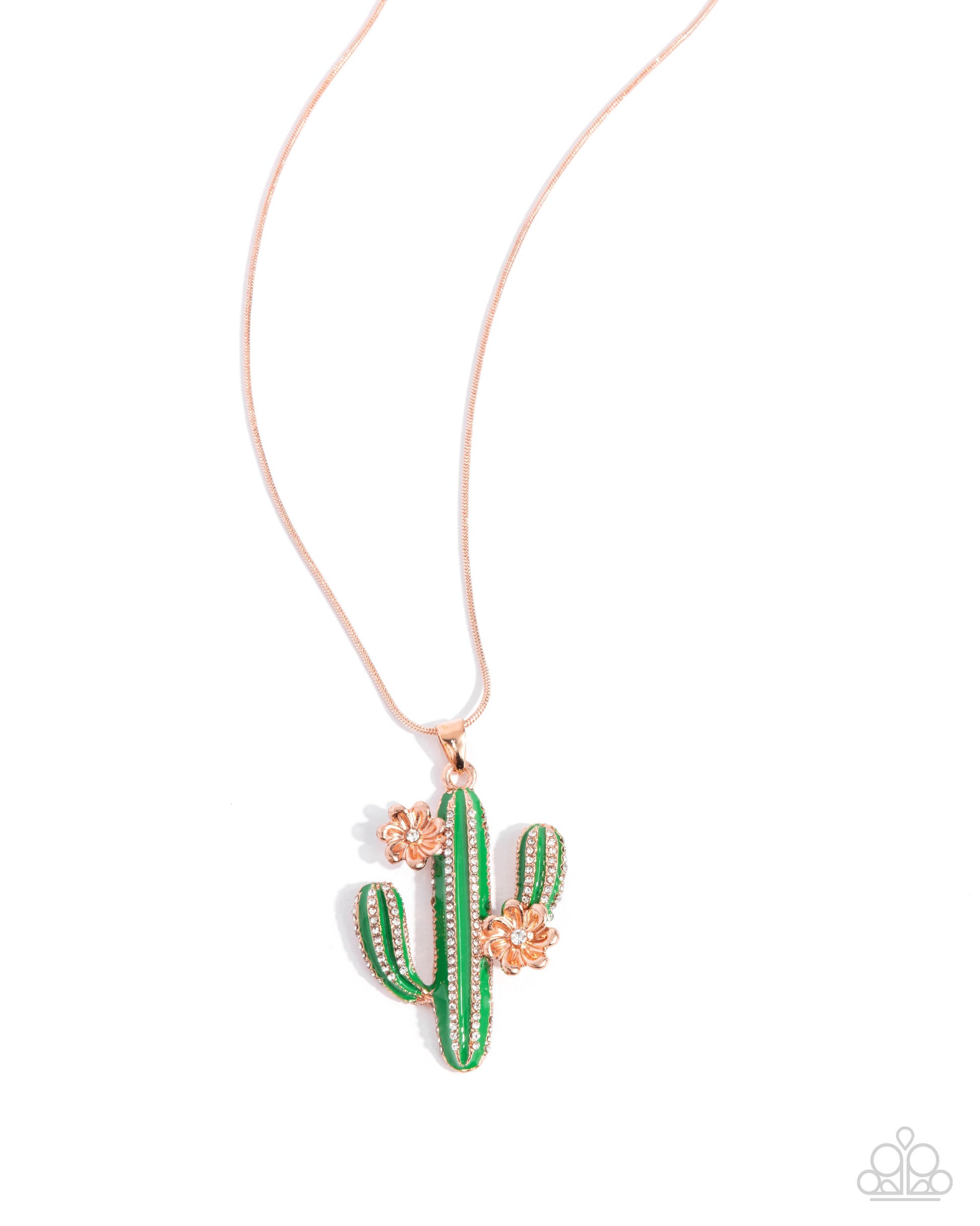 Carefree Cactus - copper - Paparazzi necklace