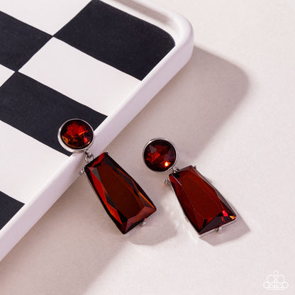 Carefree Character - brown - Paparazzi earrings