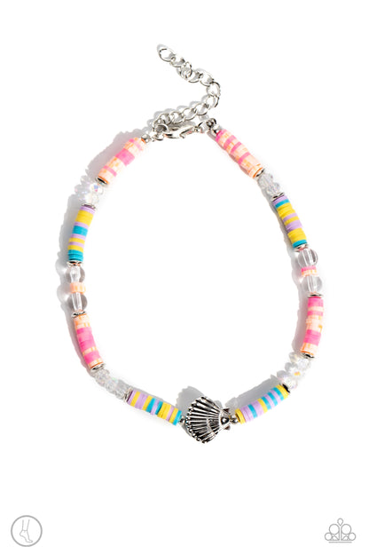 Carefree Coral - multi - Paparazzi anklet