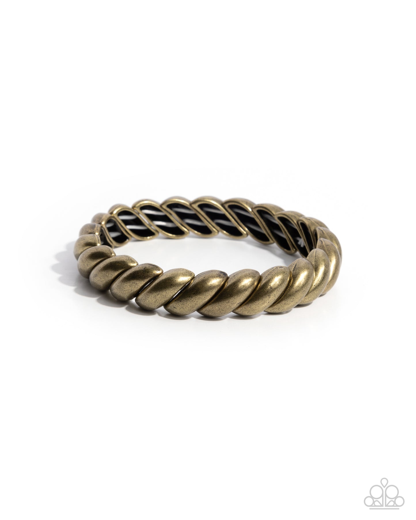 Carefree Curls - brass - Paparazzi bracelet