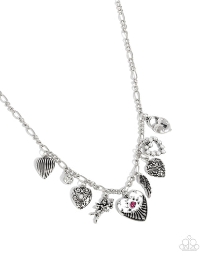 Caring Collection - white - Paparazzi necklace