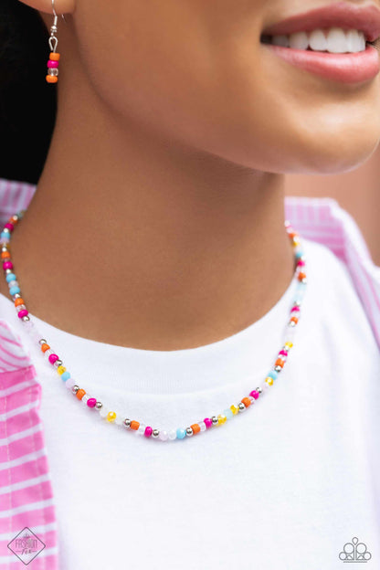Carnival Confidence - multi - Paparazzi necklace