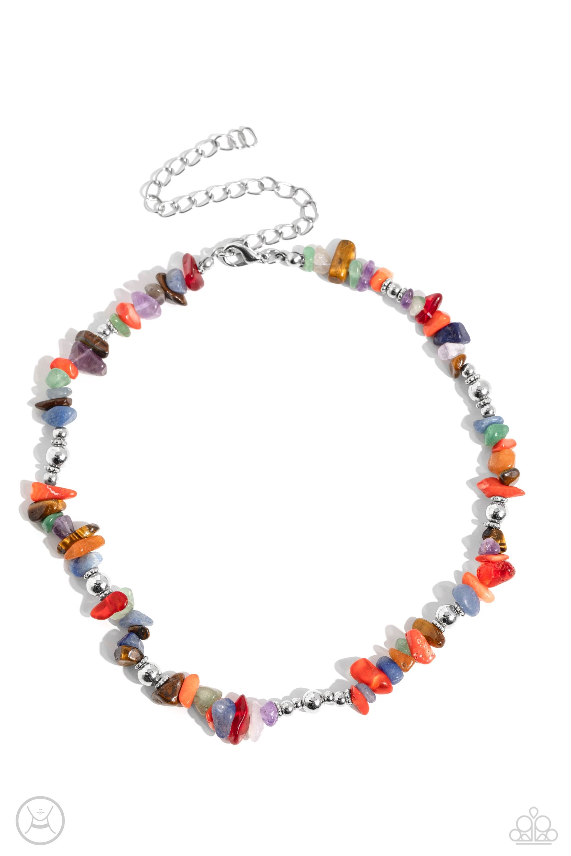 Carved Confidence - multi - Paparazzi necklace