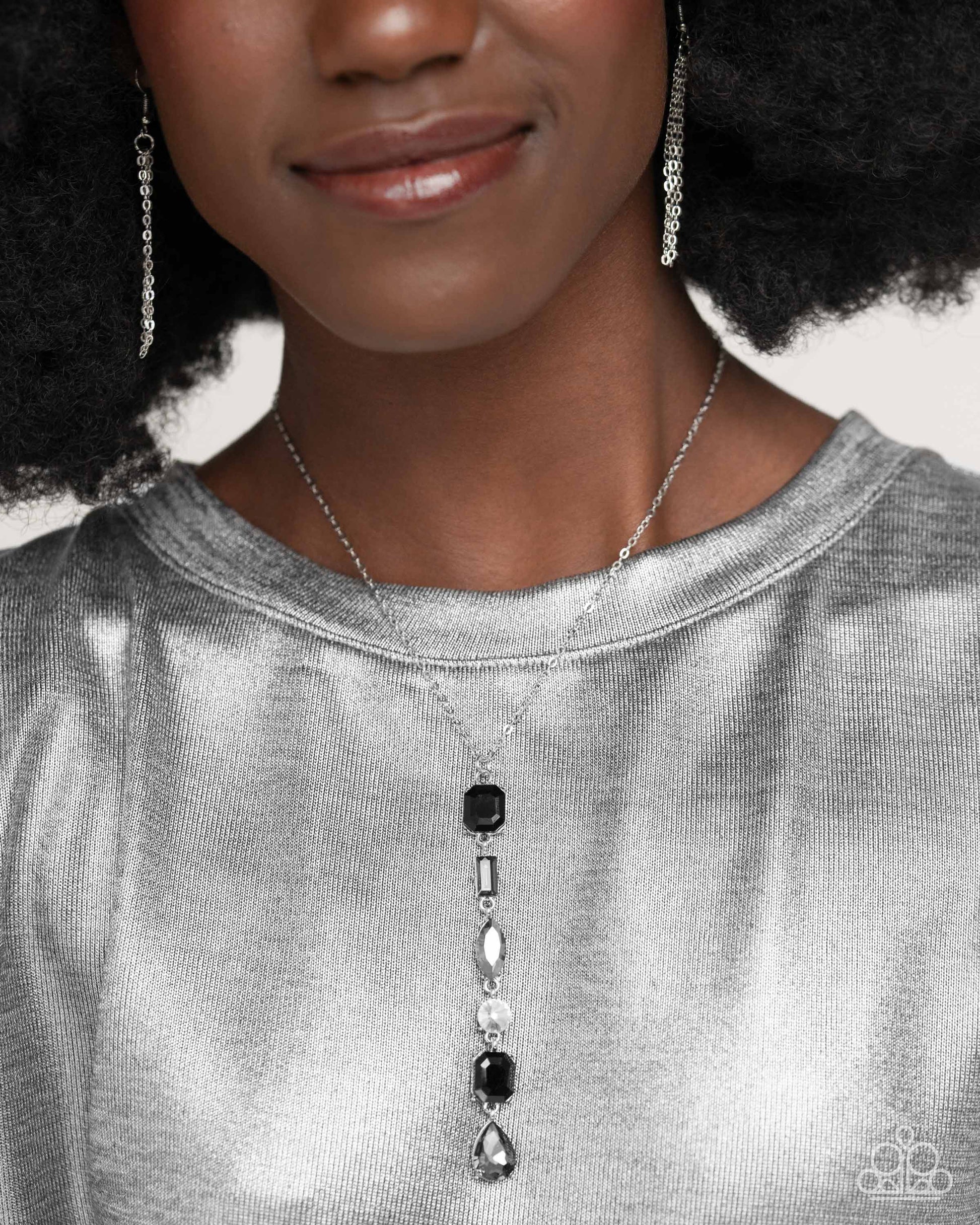 Cascading Gallery - black - Paparazzi complete set