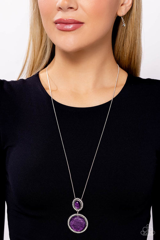 Castle Cadenza - purple - Paparazzi necklace