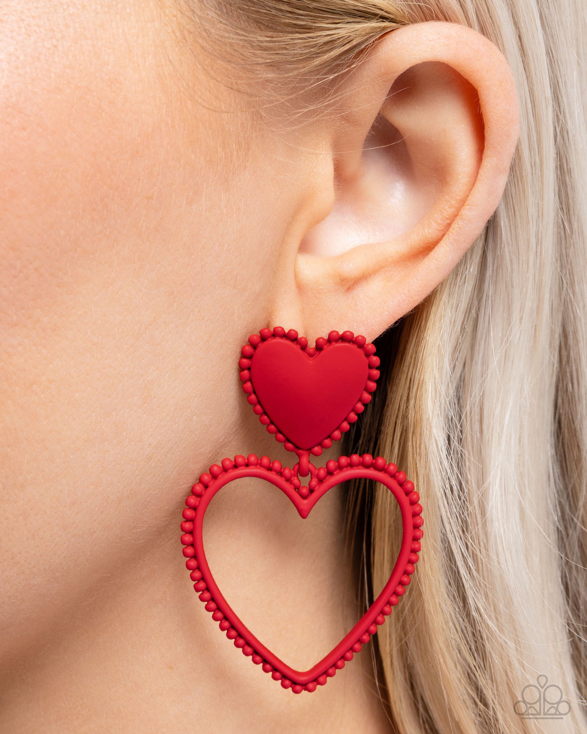 Casual Chemistry - red - Paparazzi earrings