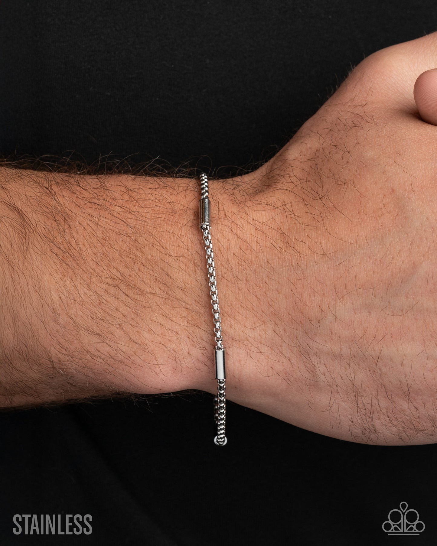 Casual Comeback - silver - Paparazzi MENS complete set