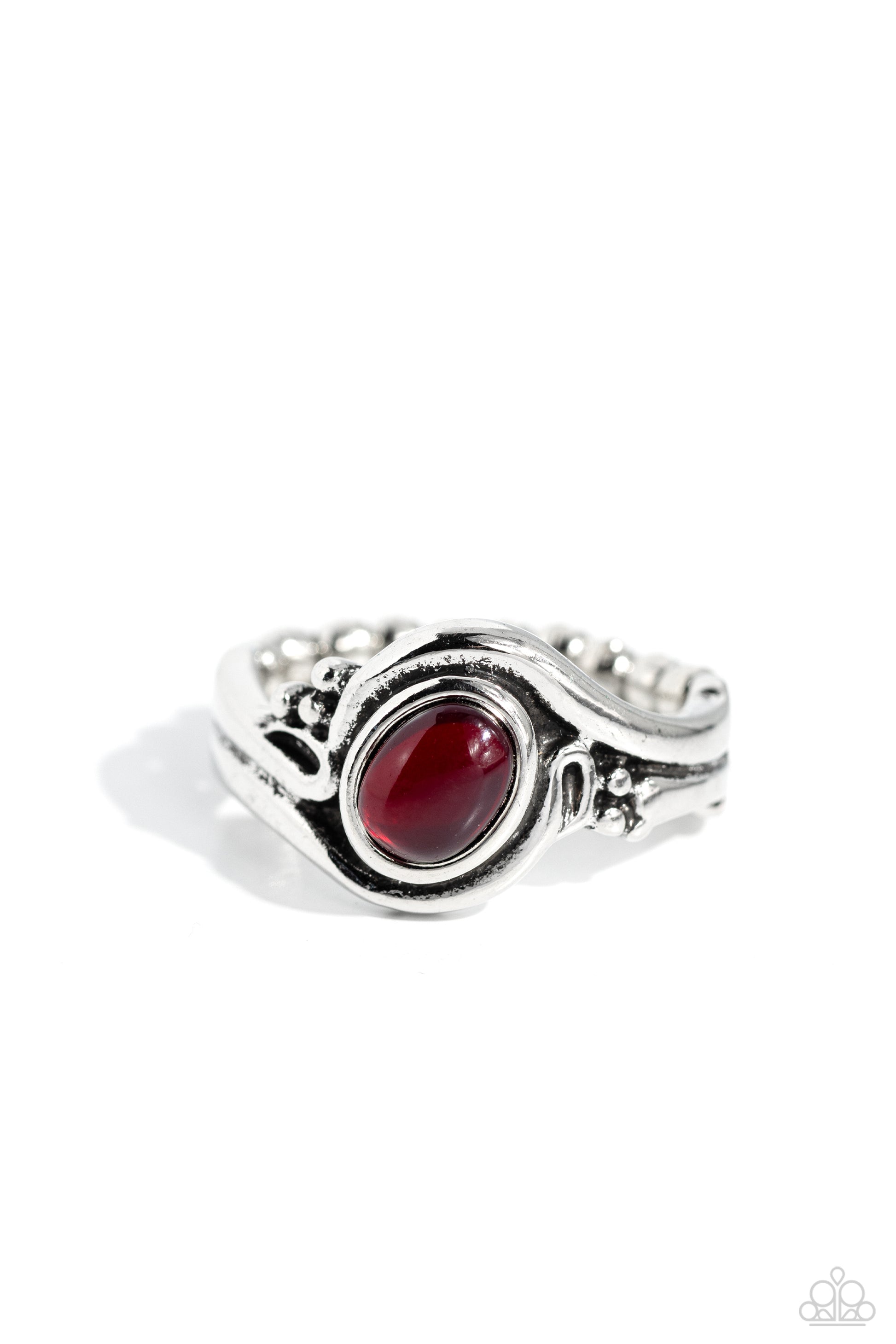 Casually Chromatic - red - Paparazzi ring