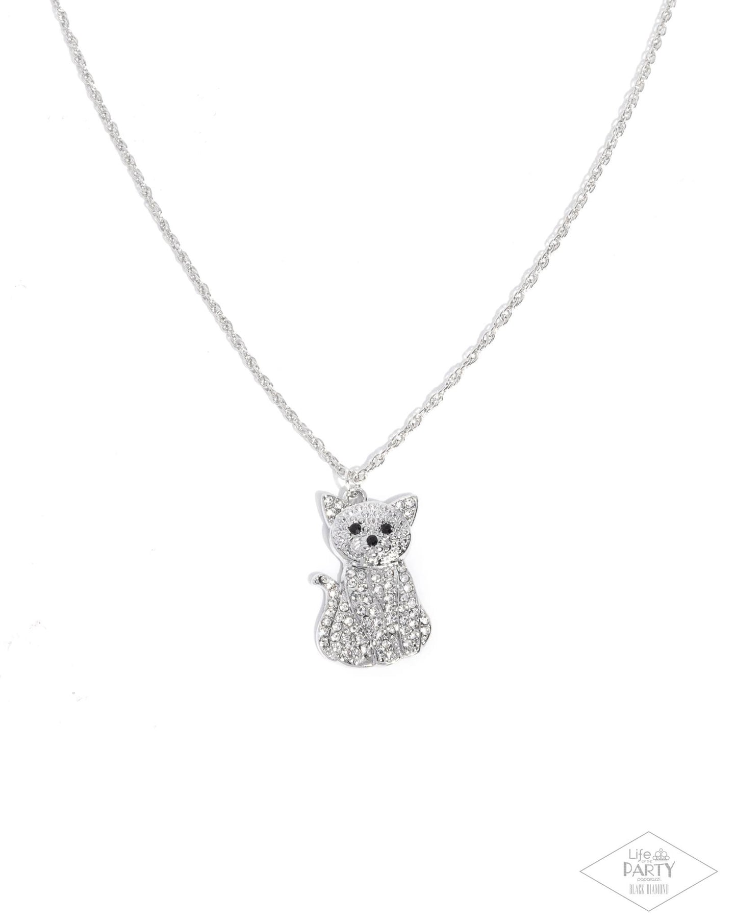 Cat Call - white - Paparazzi necklace