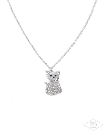 Cat Call - white - Paparazzi necklace