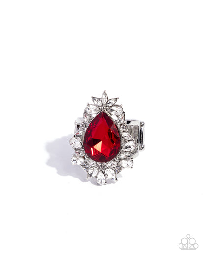 Catering Class - red - Paparazzi ring