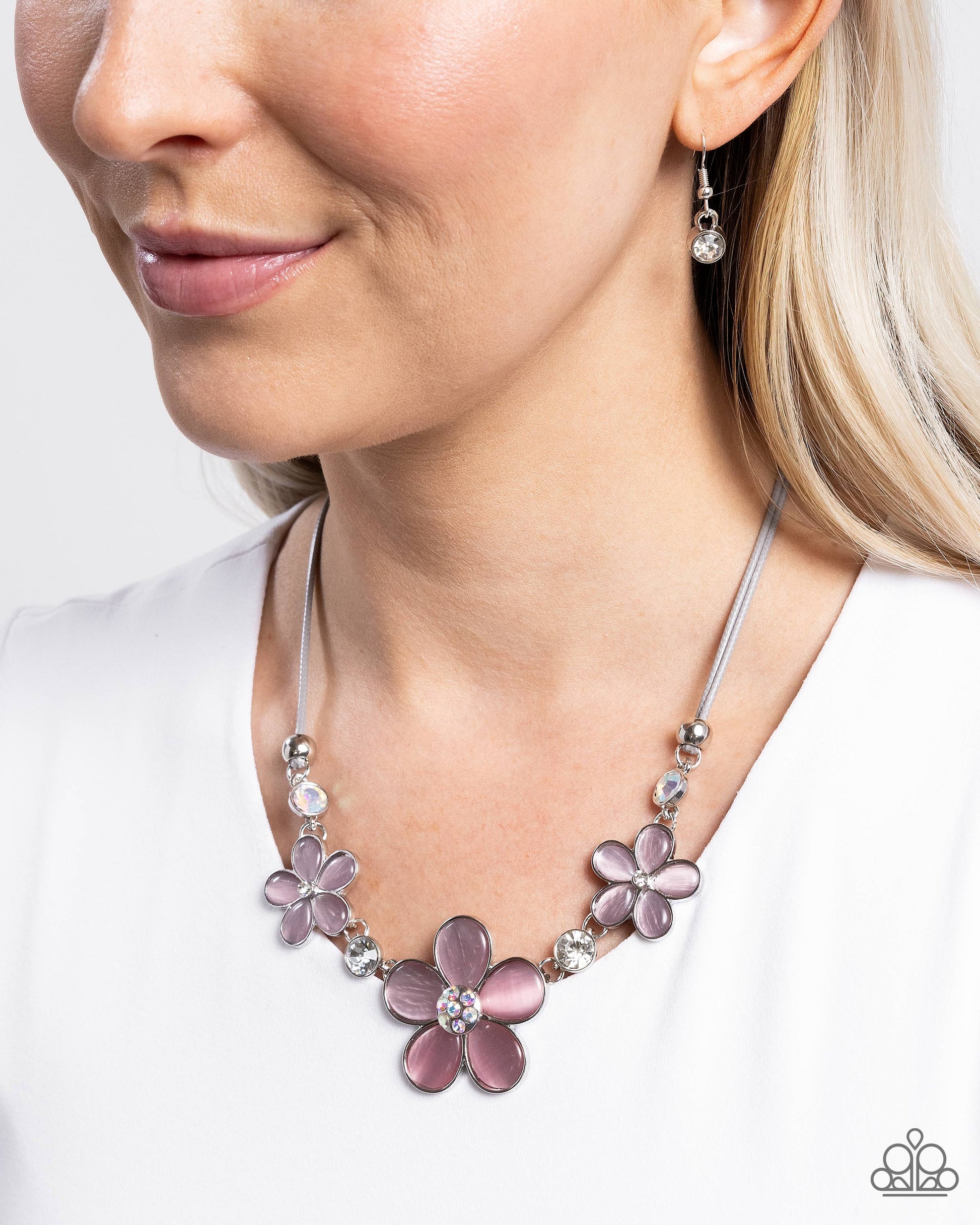 Cats Eye Calm - pink - Paparazzi necklace