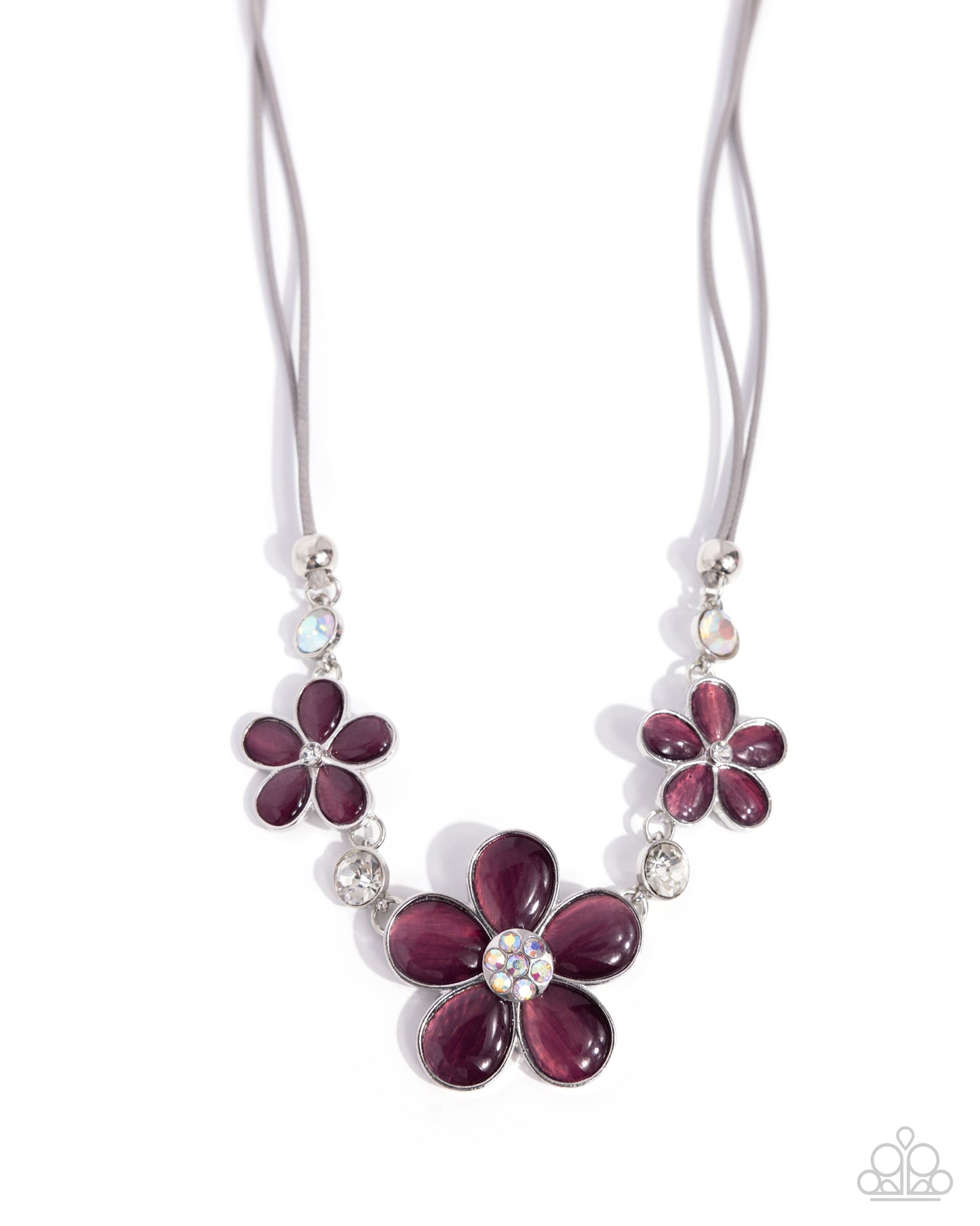 Cats Eye Calm - purple - Paparazzi necklace