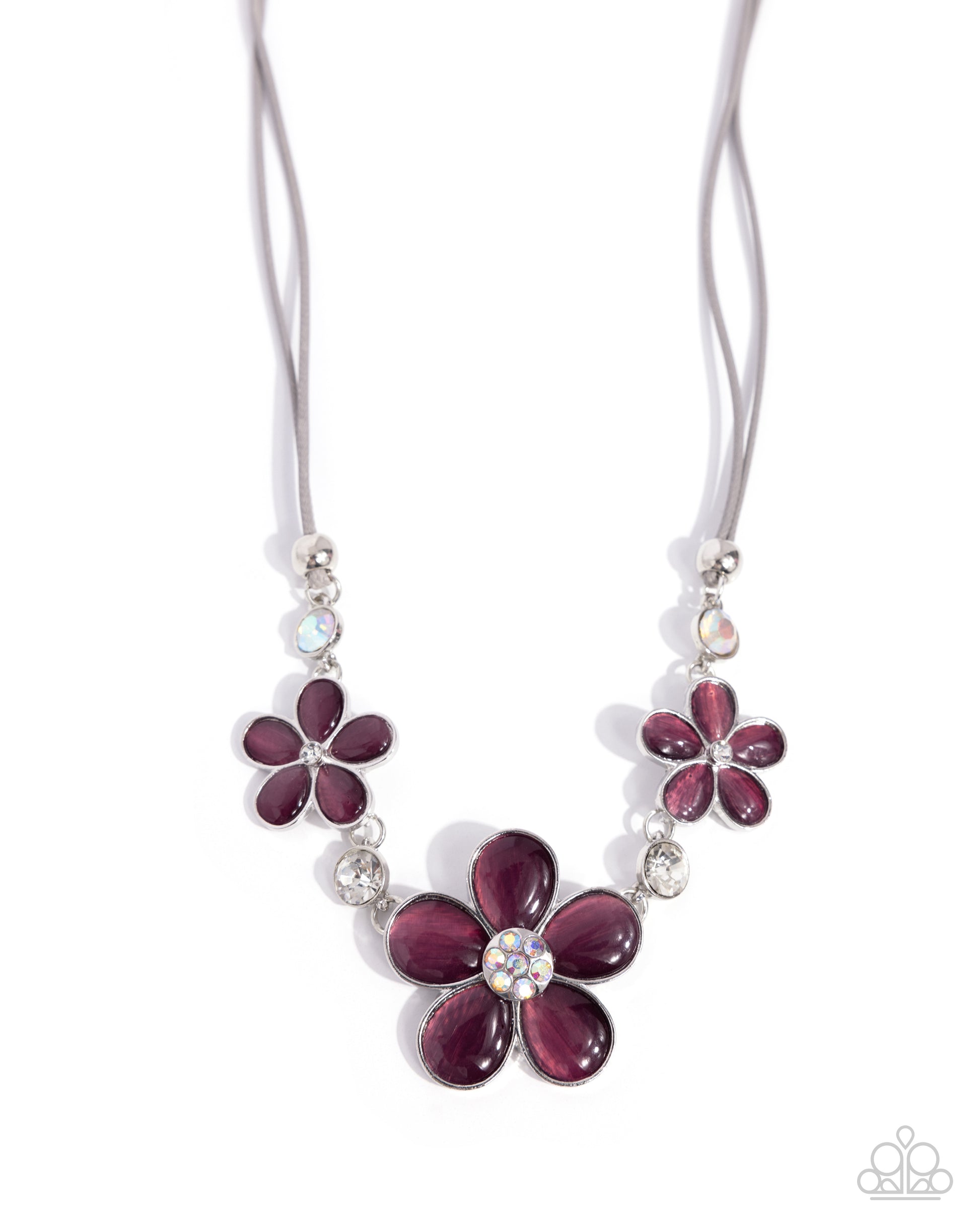 Cats Eye Calm - purple - Paparazzi necklace
