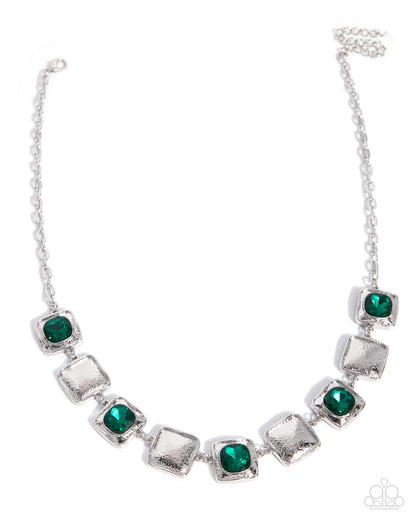Cause of my Euphoria - green - Paparazzi necklace