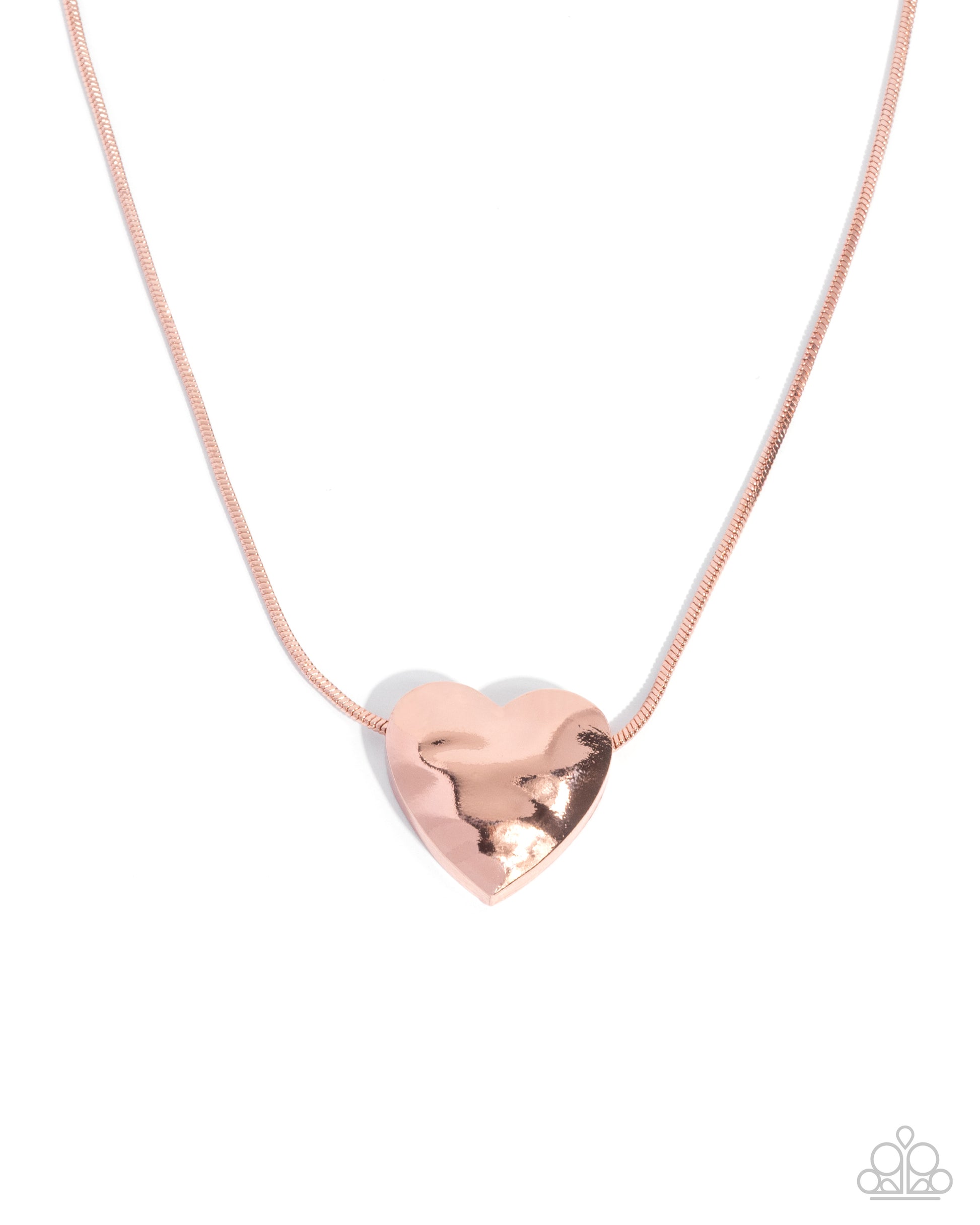 Cavalier Cupid - copper - Paparazzi necklace