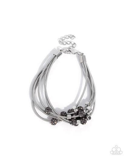 Ceaseless Class - silver - Paparazzi bracelet