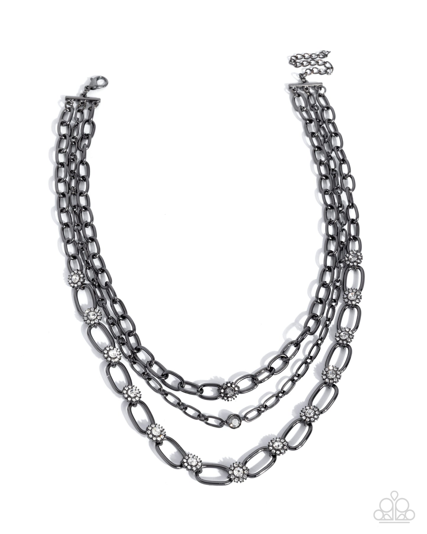 Ceaseless Confidence - black - Paparazzi necklace
