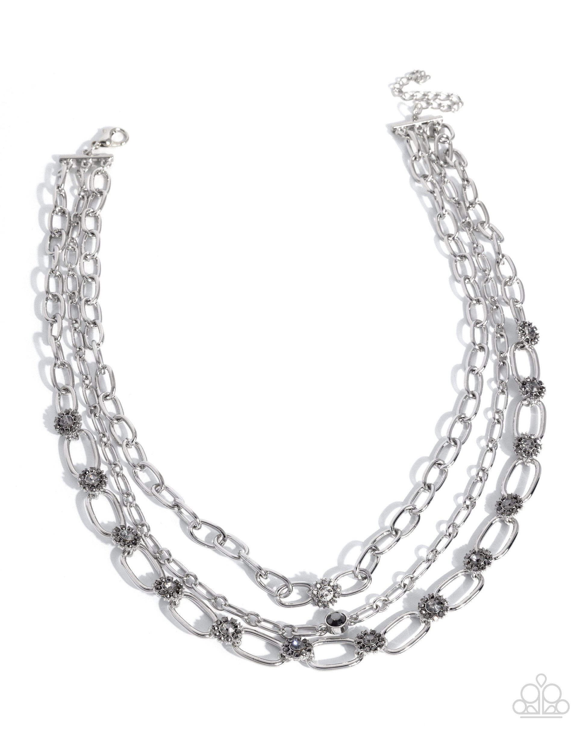 Ceaseless Confidence - silver - Paparazzi necklace