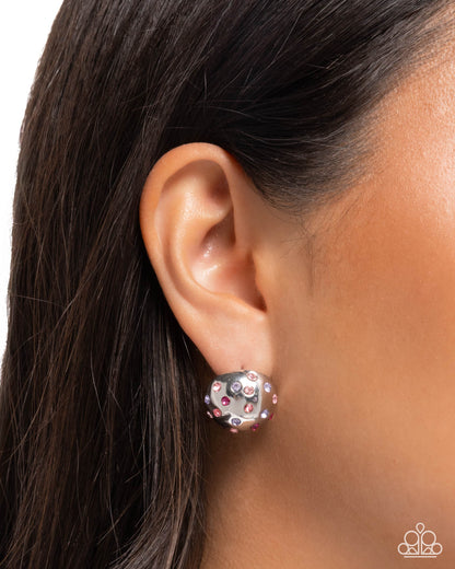 Celebratory Chic - pink - Paparazzi earrings