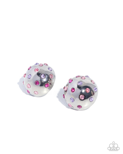 Celebratory Chic - pink - Paparazzi earrings