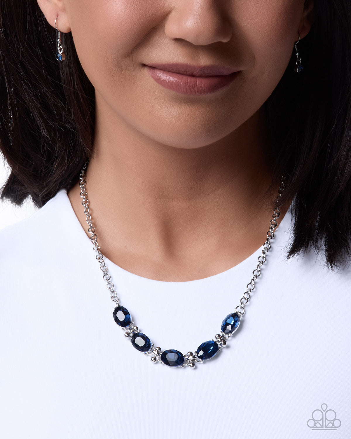 Celebrity Shimmer - blue - Paparazzi necklace