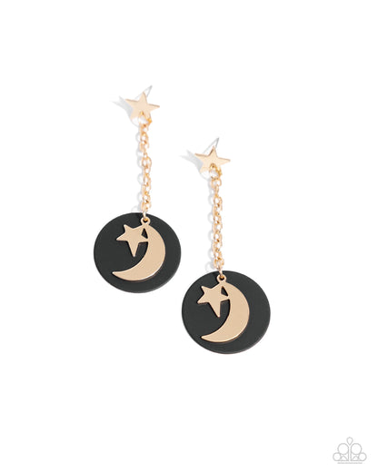 Celestial Change - gold - Paparazzi earrings