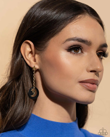 Celestial Change - gold - Paparazzi earrings