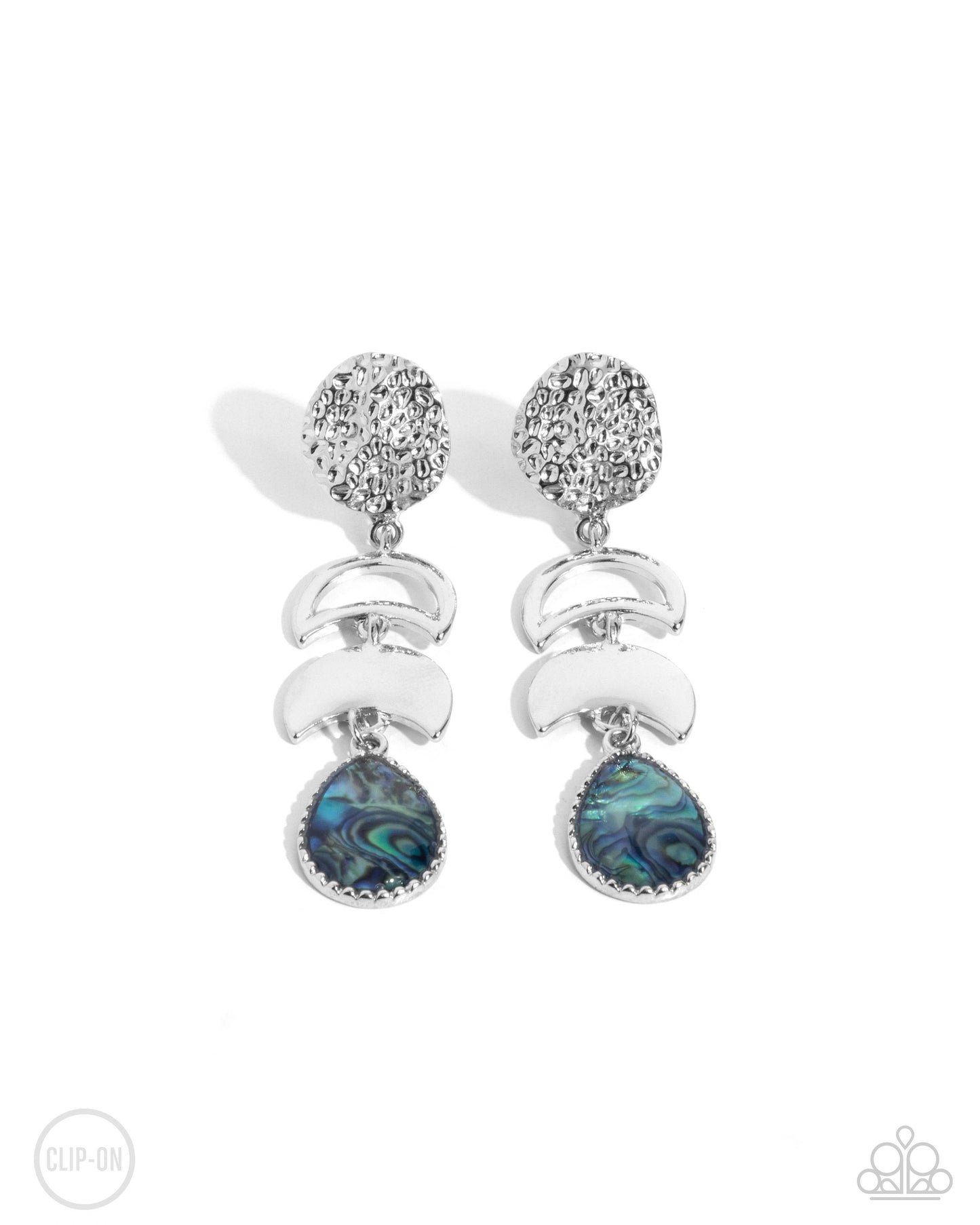 Celestial Character - blue - Paparazzi CLIP ON earrings