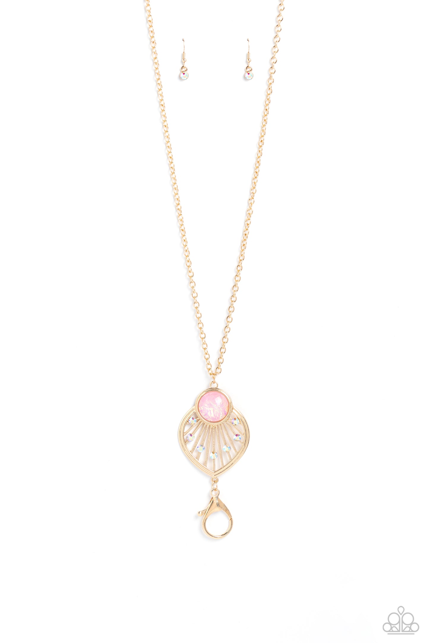 Celestial Charisma - gold - Paparazzi LANYARD necklace