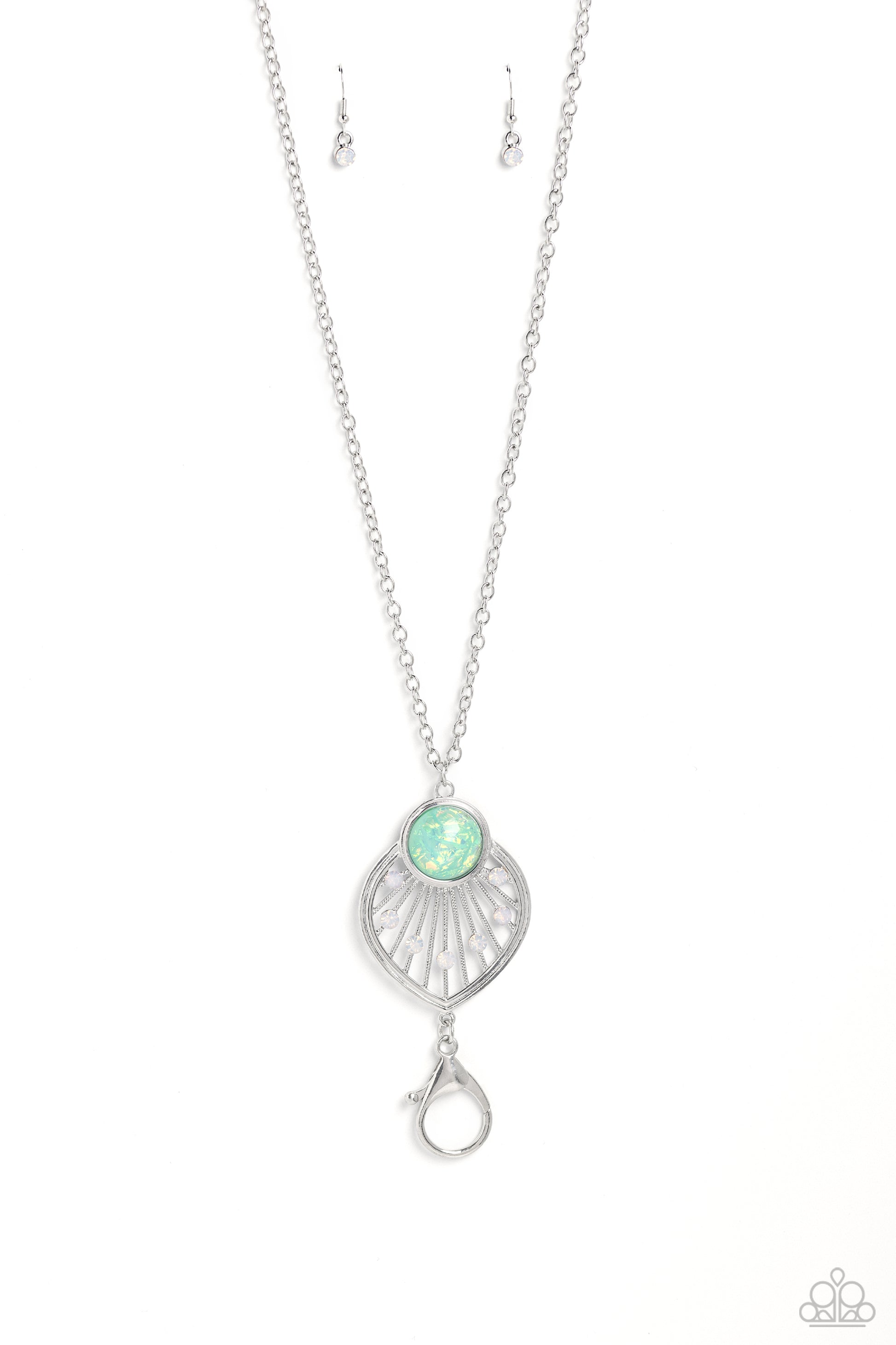 Celestial Charisma - green - Paparazzi LANYARD necklace