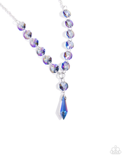 Celestial Class - blue - Paparazzi necklace