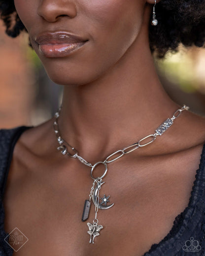 Celestial Confidence - silver - Paparazzi necklace