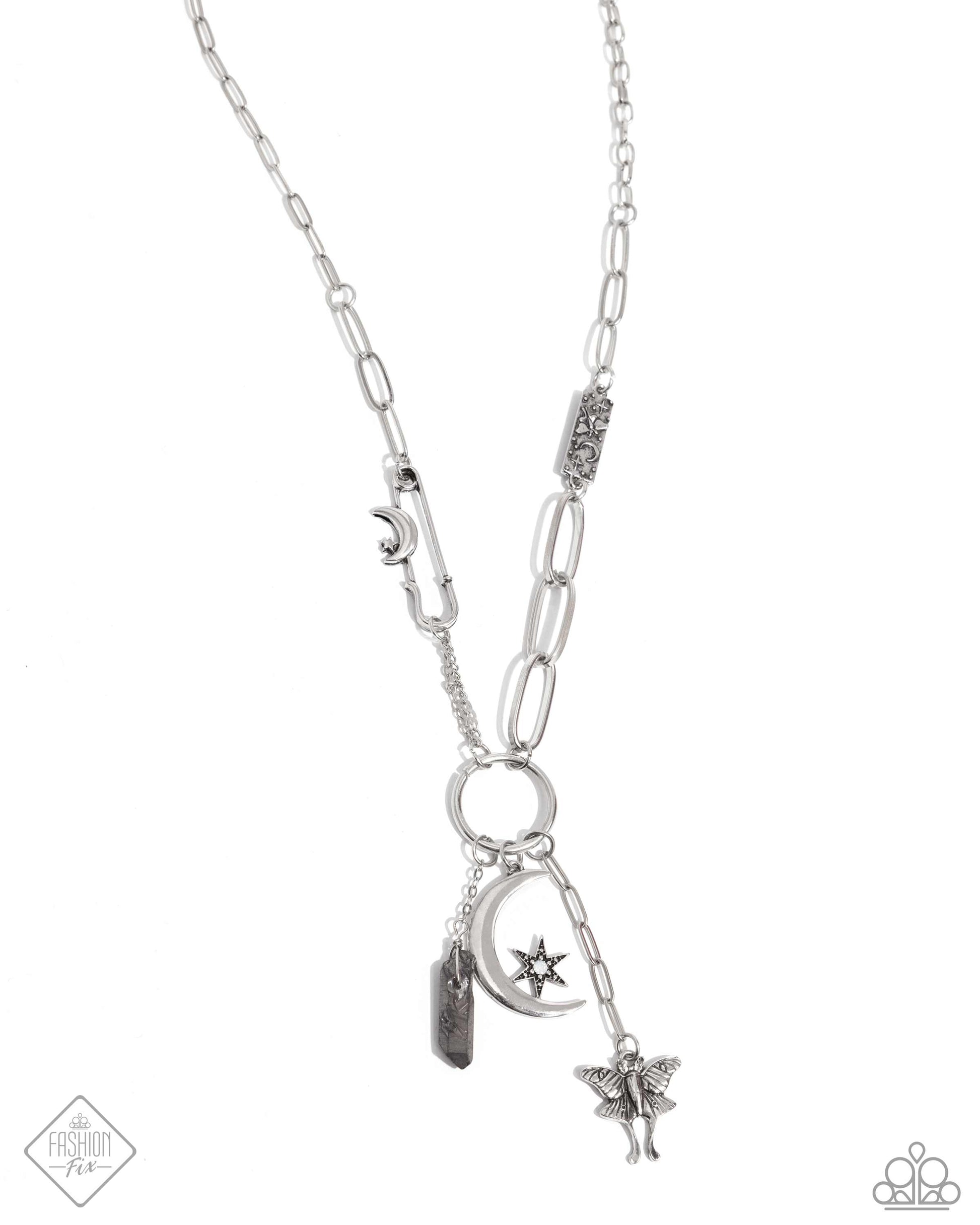 Celestial Confidence - silver - Paparazzi necklace