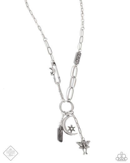 Celestial Confidence - silver - Paparazzi necklace