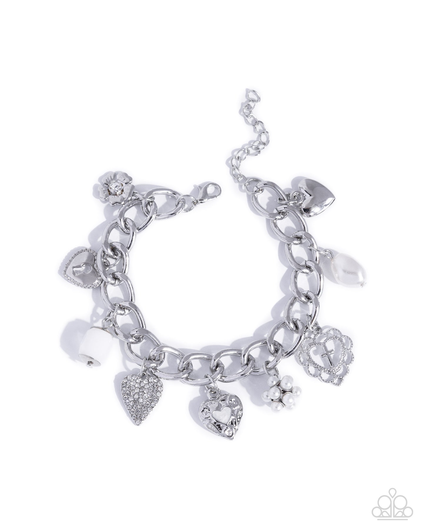 Celestial Court - white - Paparazzi bracelet
