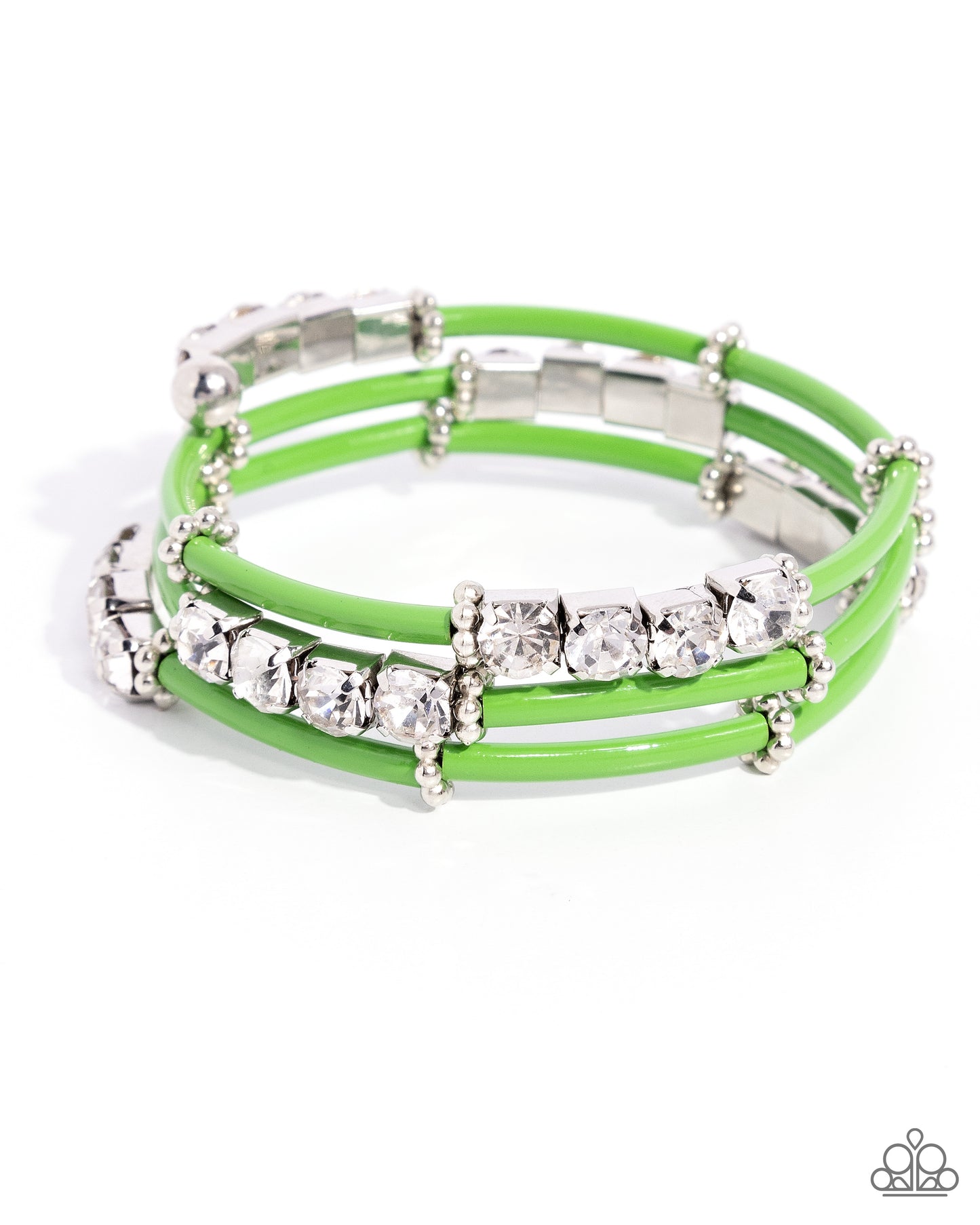 Certainly Coiled - green - Paparazzi bracelet