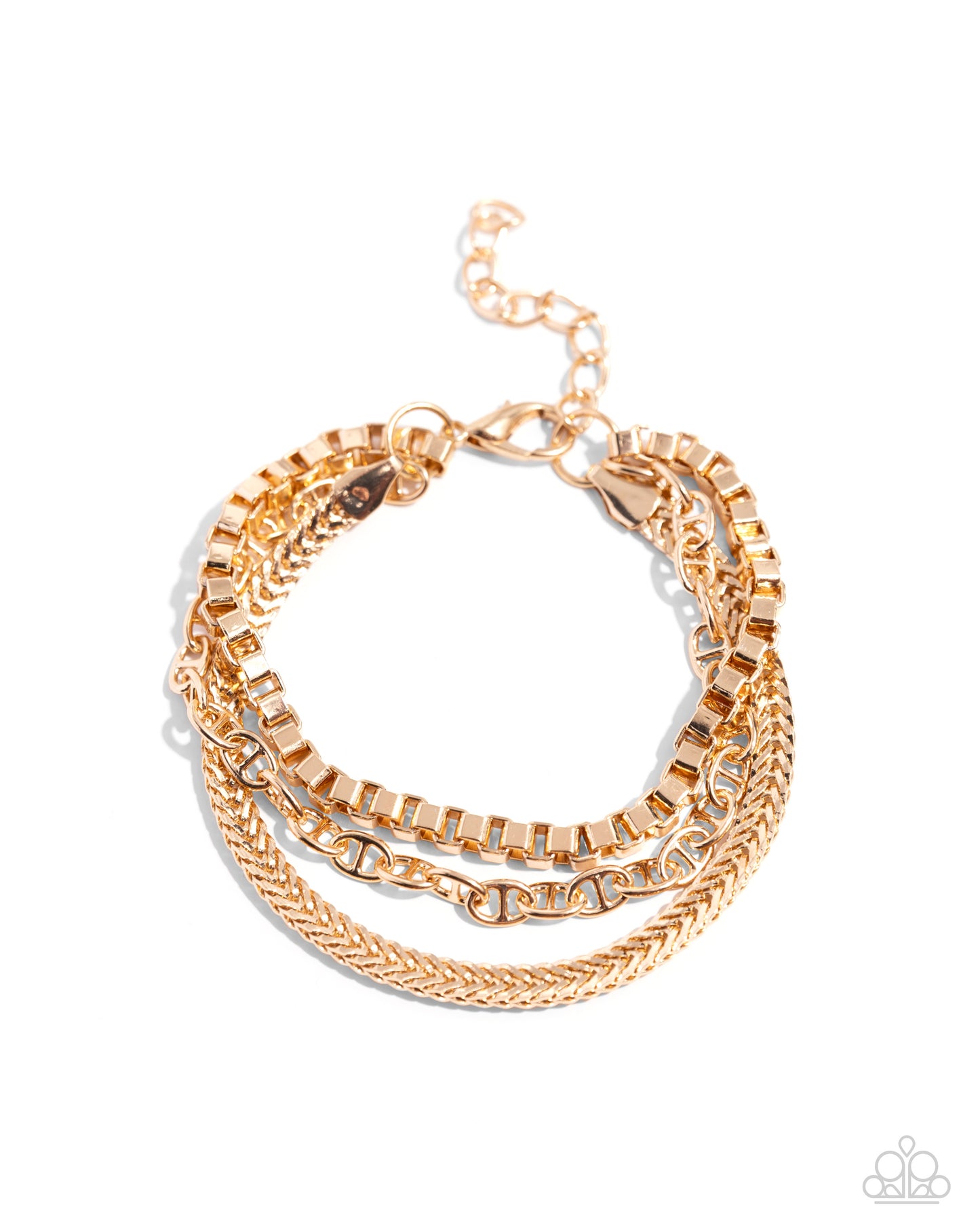 Chain Cabaret - gold - Paparazzi MENS bracelet