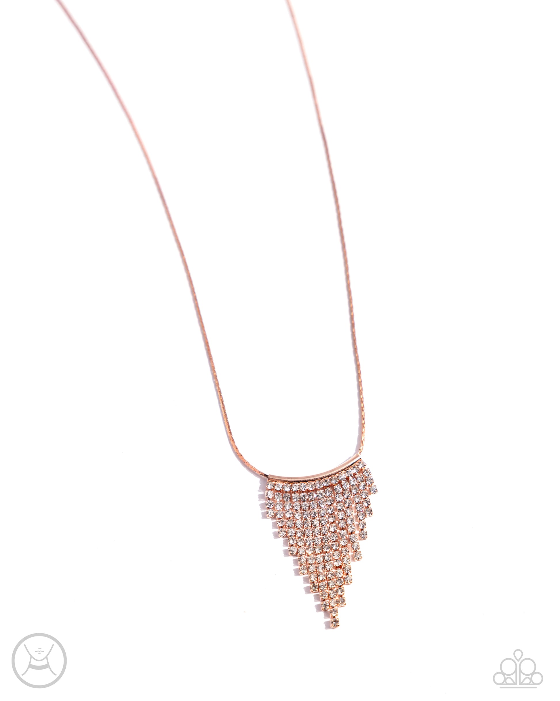 Chandelier Cadenza - copper - Paparazzi necklace